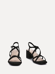 Linzi Black Jovanna Strappy Heeled Sandals - Image 3 of 5