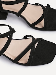 Linzi Black Jovanna Strappy Heeled Sandals - Image 4 of 5