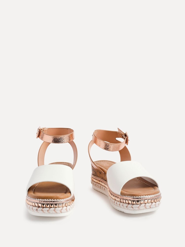 Blanco - Linzi Venice Embellished Flatform Sandals - Imagen 5 de 5