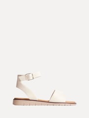 Linzi Natural Nora Two Part Flat Sandals - Image 2 of 5