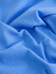 Pastel Blue Puff Sleeve Midi Dress - Image 5 of 6