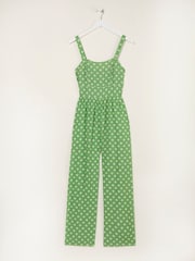 FatFace Ruby Mid Green Woodblock Ruby Jumpsuit - Image 5 of 5