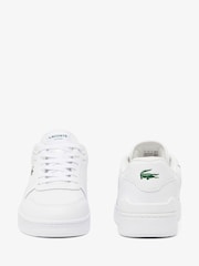 Weiß - Lacoste White/Green T-Clip Trainers - Bild 4 von 6