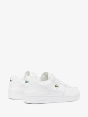 Weiß - Lacoste White/Green T-Clip Trainers - Bild 5 von 6