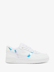 Lacoste T-Clip Lace-Up White Trainers - Image 1 of 6