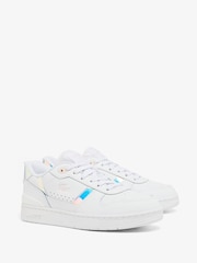 Lacoste T-Clip Lace-Up White Trainers - Image 2 of 6