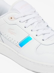 Lacoste T-Clip Lace-Up White Trainers - Image 6 of 6