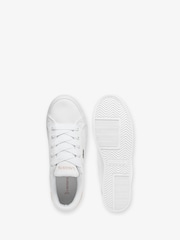 Lacoste Ziane Platform White Trainers - Image 6 of 8