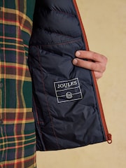 Joules Garrett Orange Showerproof Padded Gilet - Image 6 of 10