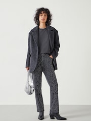 Hush Black Alex Slim Straight Leg Jeans with Rhinestones - Image 3 of 5