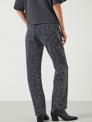 Hush Black Alex Slim Straight Leg Jeans with Rhinestones - Image 4 of 5