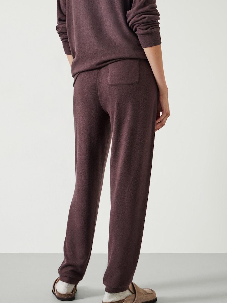 Hush Brown Elle Supersoft Relaxed Joggers - Image 3 of 4