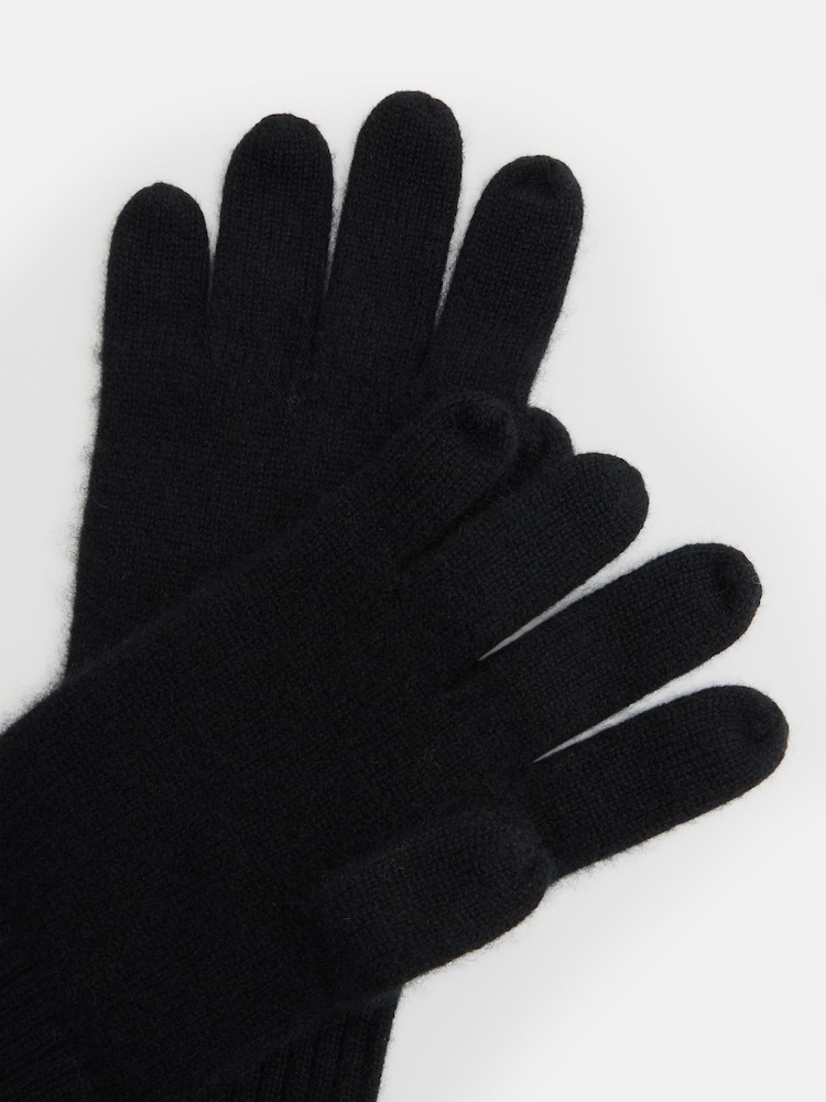 Hush Black Winter Cashmere Gloves - Image 3 of 3