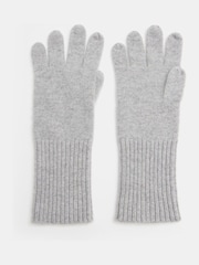 Hush Grey Winter Cashmere Gloves - Image 1 of 3