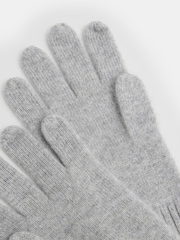 Hush Grey Winter Cashmere Gloves - Image 2 of 3