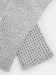 Hush Grey Winter Cashmere Gloves - Image 3 of 3