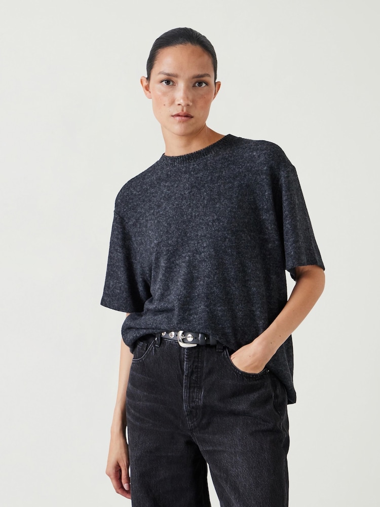 Hush Grey Elle Supersoft T-Shirt - Image 1 of 5