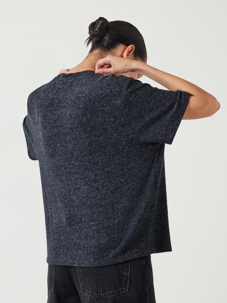 Hush Grey Elle Supersoft T-Shirt - Image 2 of 5