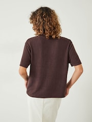 Hush Brown Elle Supersoft T-Shirt - Image 3 of 5