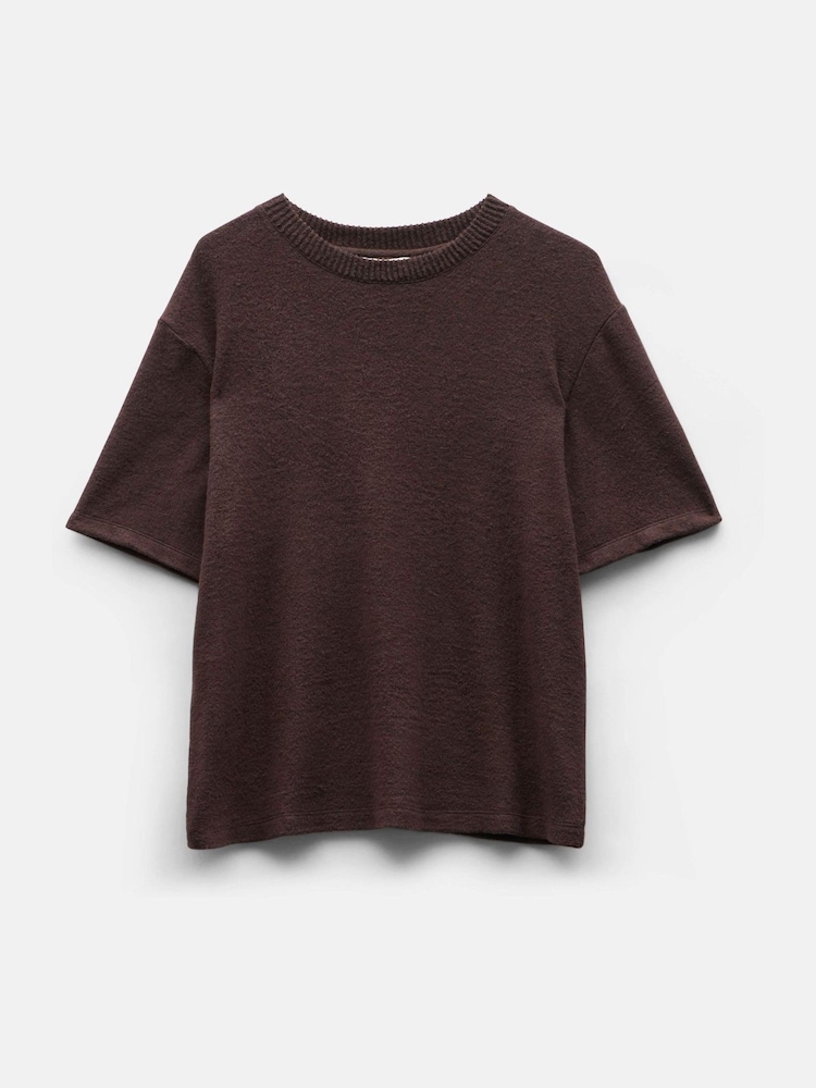 Hush Brown Elle Supersoft T-Shirt - Image 5 of 5