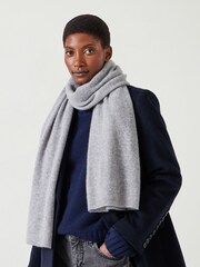 Hush Grey Cashmere Winter Scarf - Image 1 of 5