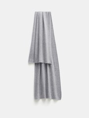 Hush Grey Cashmere Winter Scarf - Image 3 of 5