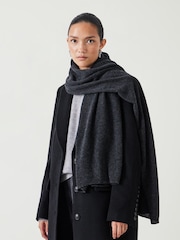 Hush Grey Cashmere Winter Scarf - Image 1 of 6