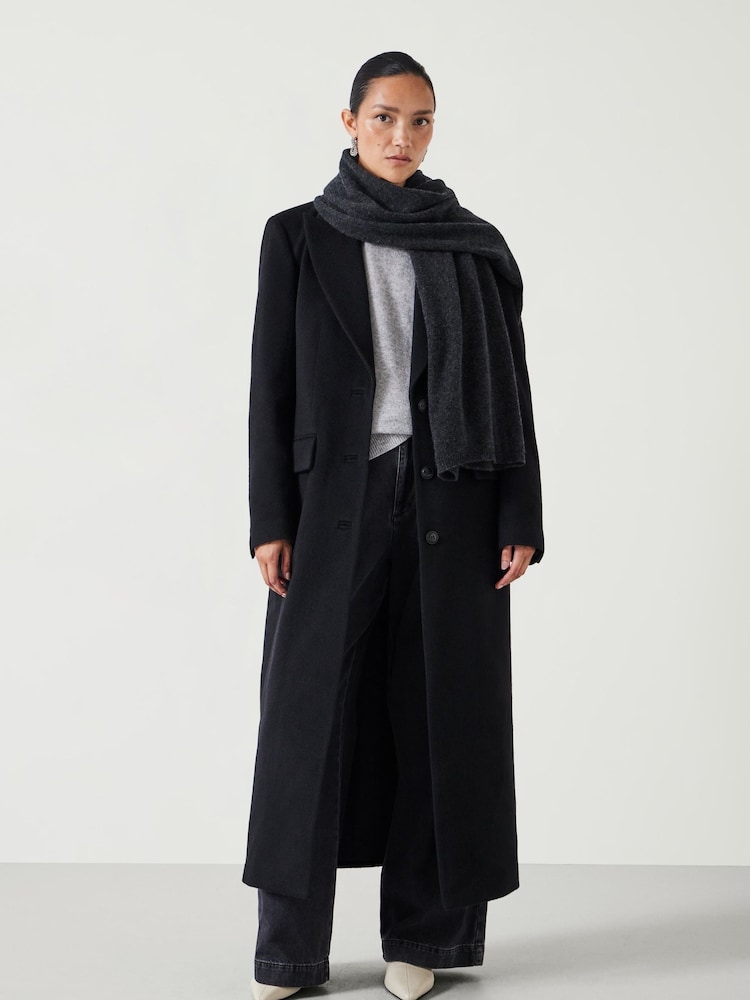Hush Grey Cashmere Winter Scarf - Image 2 of 6