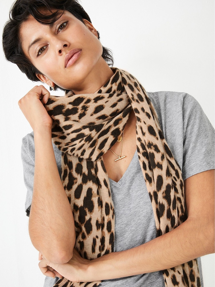 Hush Cashmere Leopard Winter Scarf - Imagen 1 de 4 Hush Cashmere Leopard Winter Scarf - Imagen 1 de 4