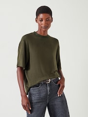 Hush Green Elle Supersoft T-Shirt - Image 1 of 5