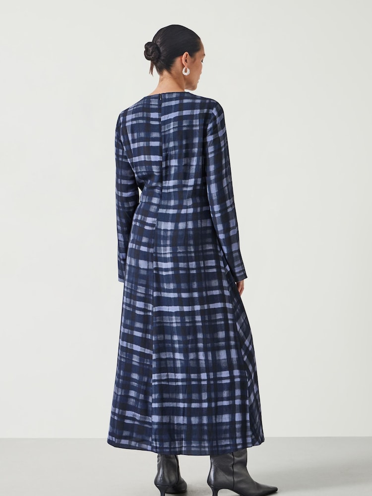 Hush Blue Print Myrah Midi Dress - Image 2 of 5