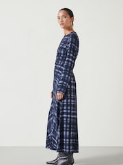 Hush Blue Print Myrah Midi Dress - Image 3 of 5