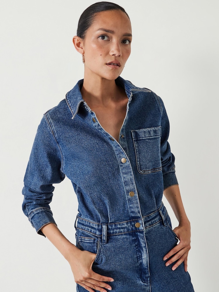 Hush Agnes Denim-Jumpsuit - Bild 2 von 5 Hush Agnes Denim-Jumpsuit - Bild 2 von 5
