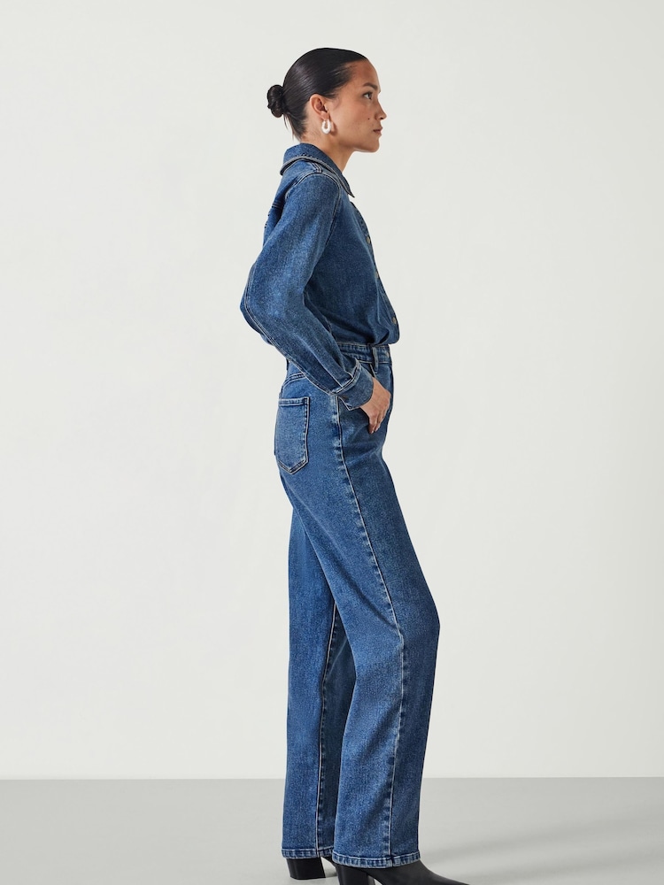 Hush Blue Agnes Denim Jumpsuit - Image 4 of 5