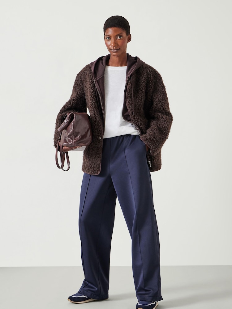 Hush Brown Anya Teddy Jacket - Image 2 of 5