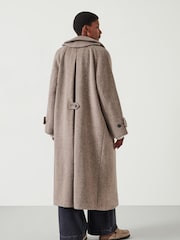 Hush Grey Munroe Pure Wool Cocoon Coat - Image 2 of 5