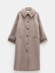 Hush Grey Munroe Pure Wool Cocoon Coat - Image 5 of 5