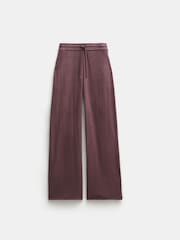 Hush Purple Elle Supersoft Wide Leg Joggers - Image 5 of 5