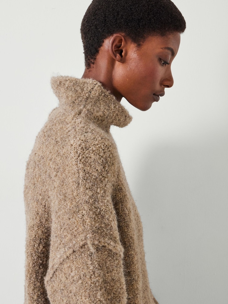 Nude - Pulover din tricot boucle cu croi lejer Hush Bailey - Image 4 of 5