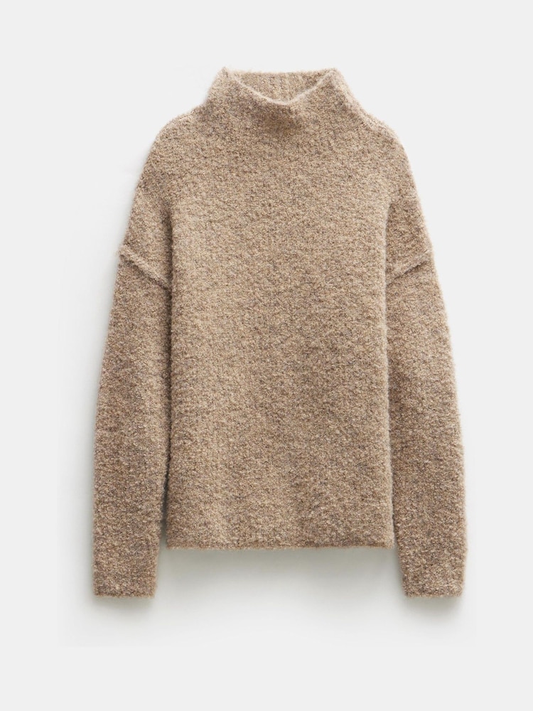 Nude - Pulover din tricot boucle cu croi lejer Hush Bailey - Image 5 of 5