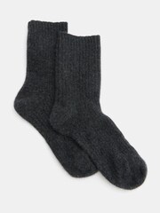 Hush Grey Cashmere Socks - Image 1 of 3