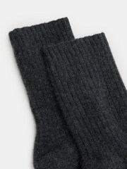 Hush Grey Cashmere Socks - Image 2 of 3