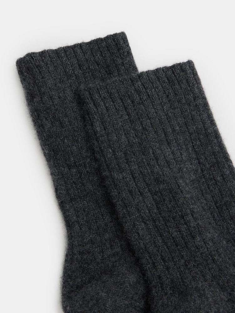 Hush Grey Cashmere Socks - Image 2 of 3