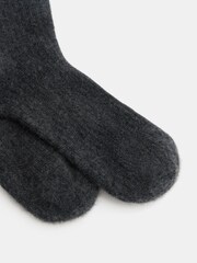 Hush Grey Cashmere Socks - Image 3 of 3