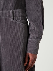 Hush Grey Bella Corduroy Maxi 100% Cotton Dress - Image 2 of 5