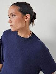 Hush Blue Elle Supersoft T-Shirt - Image 4 of 5