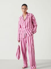 Hush Amita Pyjama mit Streifen aus Baumwollviskose - Bild 1 von 5