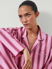 Hush Amita Pyjama mit Streifen aus Baumwollviskose - Bild 2 von 5