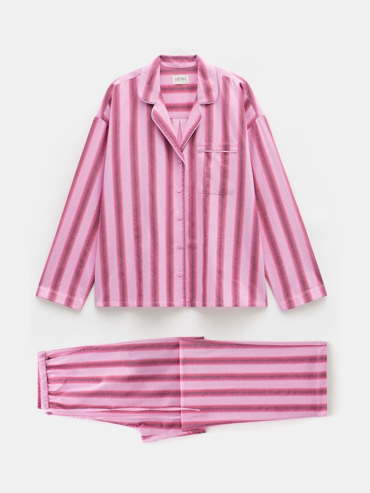 Hush Amita Pyjama mit Streifen aus Baumwollviskose - Bild 5 von 5 Hush Amita Pyjama mit Streifen aus Baumwollviskose - Bild 5 von 5