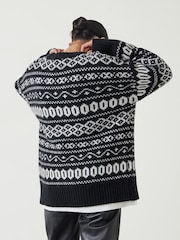 Hush Georgie Fairisle Pulover - Imaginea 3 din 5